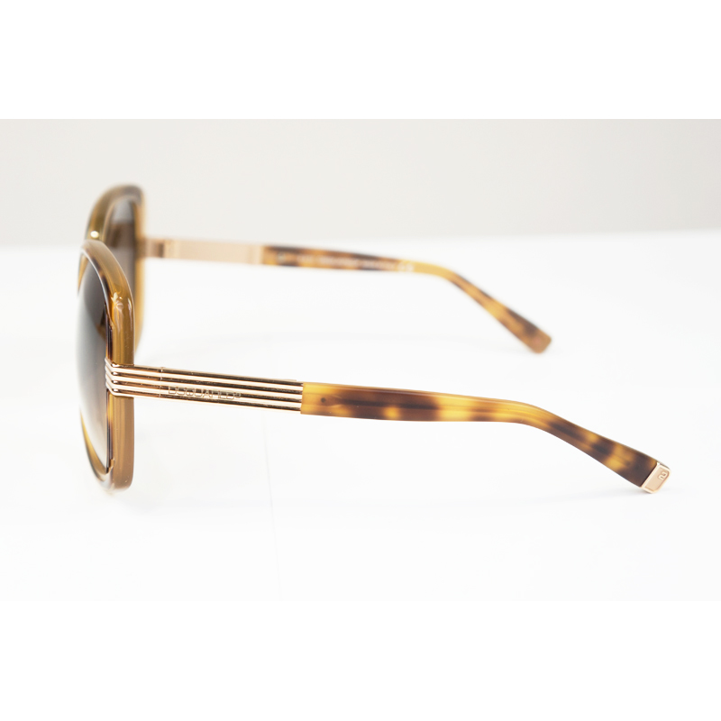 VINTAGE Dsquared2 Blonde/Brown Faux Tortoise Metal Trim  display picture 1