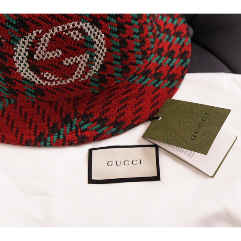 GUCCI(グッチ) ハット782385 782385 ピンク サイズ M(57cm