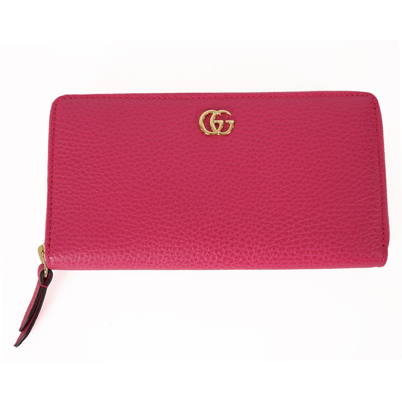 NEW $570 GUCCI Hot Pink Textured 