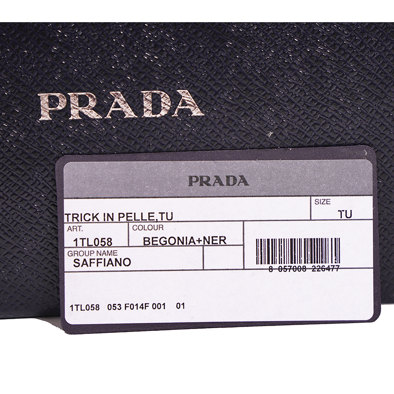 NEW $725 PRADA Pink Saffiano Leather CAHIER NOTEBOOK JOURNAL