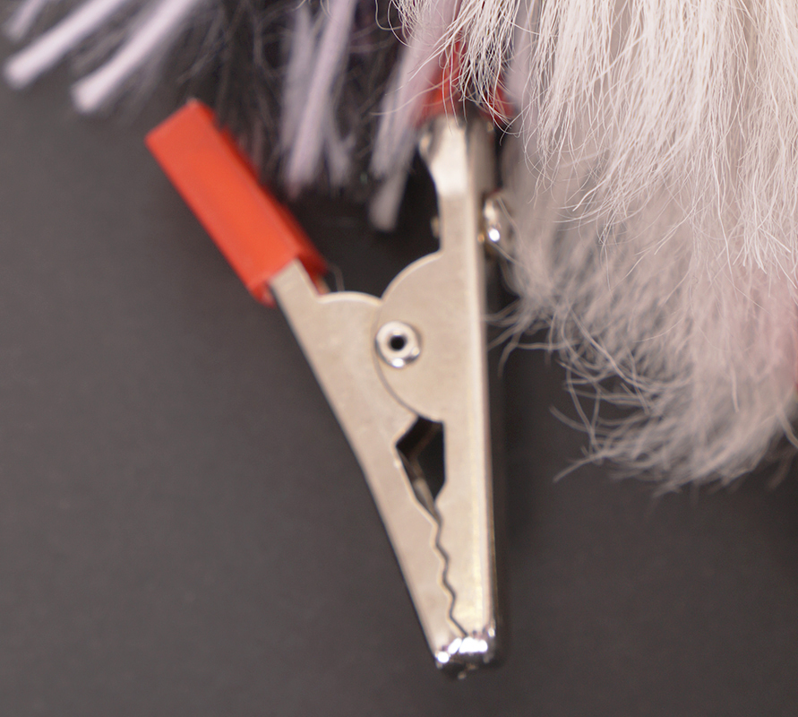 NEW $725 PRADA White RUFUS YETI MONSTER ROBOT Metal Key Ring Trick