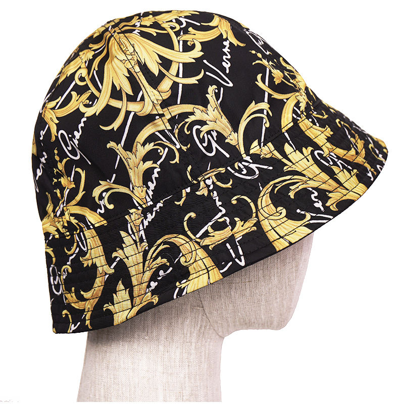 58 M NEW $500 VERSACE Black Nylon MEDUSA LOGO Barocco Signature