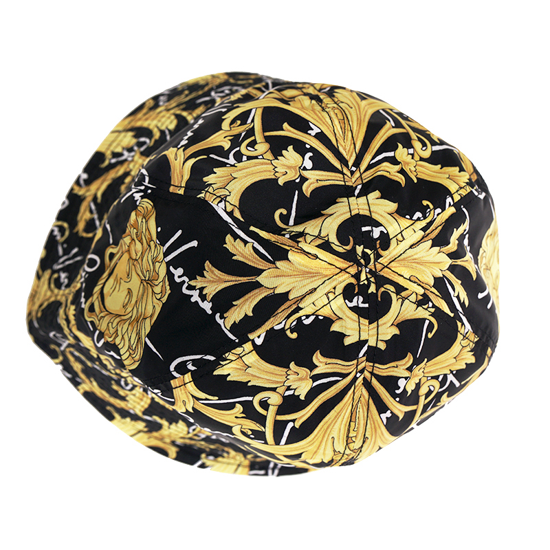 58 M NEW $500 VERSACE Black Nylon MEDUSA LOGO Barocco  display picture 1
