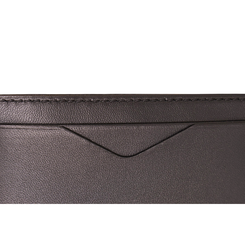 NEW ALEXANDER MCQUEEN Black RIB CAGE Embossed Leather GOTHIC CARD