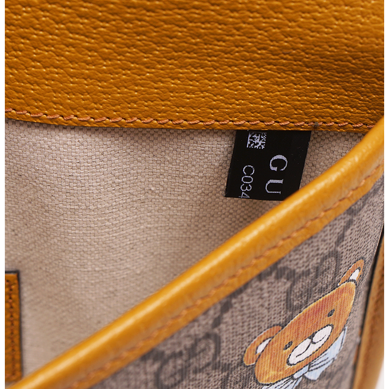 NEW GUCCI KAI COLLECTION Bear MARMONT Supreme Canvas GG LOGO 2-WAY