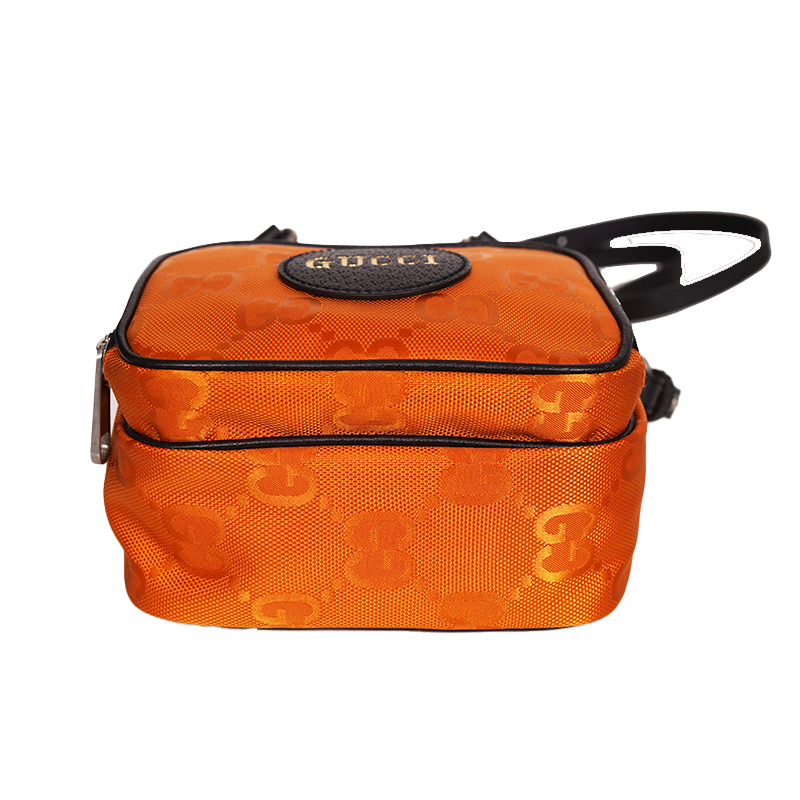 NEW $1,125 GUCCI Orange OFF THE GRID Nylon Monogram Shoulder NEW $1,125 GUCCI Orange OFF THE GRID Nylon Monogram Shoulder
