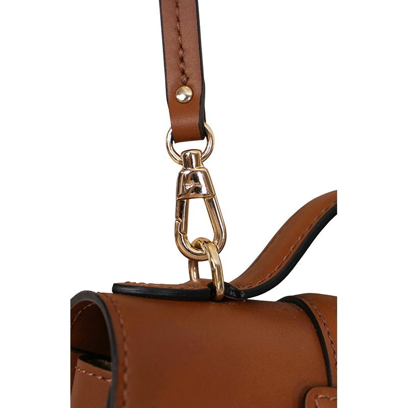 NEW $590 LONGCHAMP Cognac Leather Box-Trot XS HORSE LOGO Crossbody