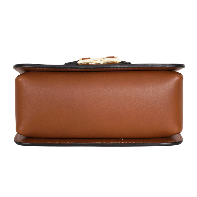 NEW $590 LONGCHAMP Cognac Leather Box-Trot XS HORSE LOGO Crossbody