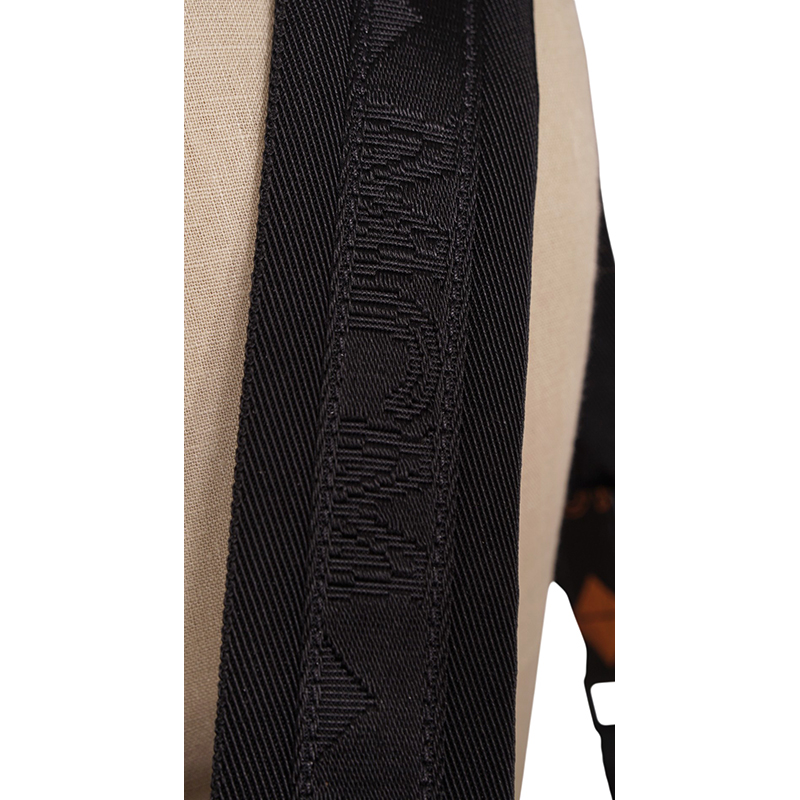 NEW $990 MCM Black Visetos Orange/Tan STARK MAXI LOGO Monogrammed