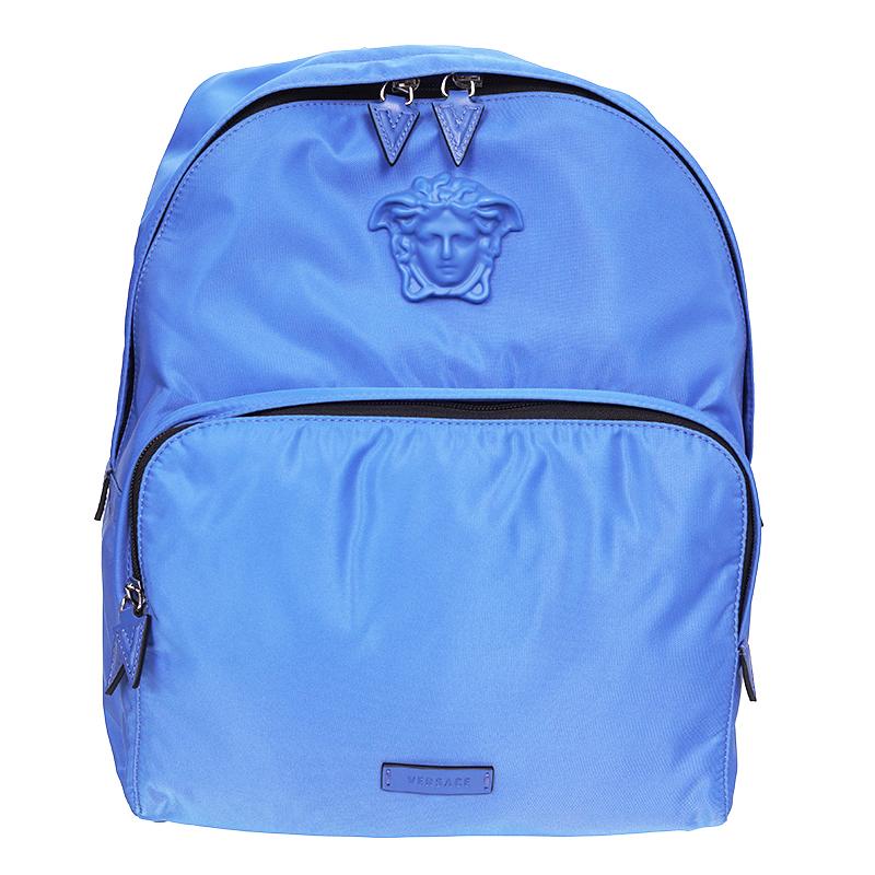 Versace La Medusa nylon backpack in blue. Versace backpack | Mercari main image 4