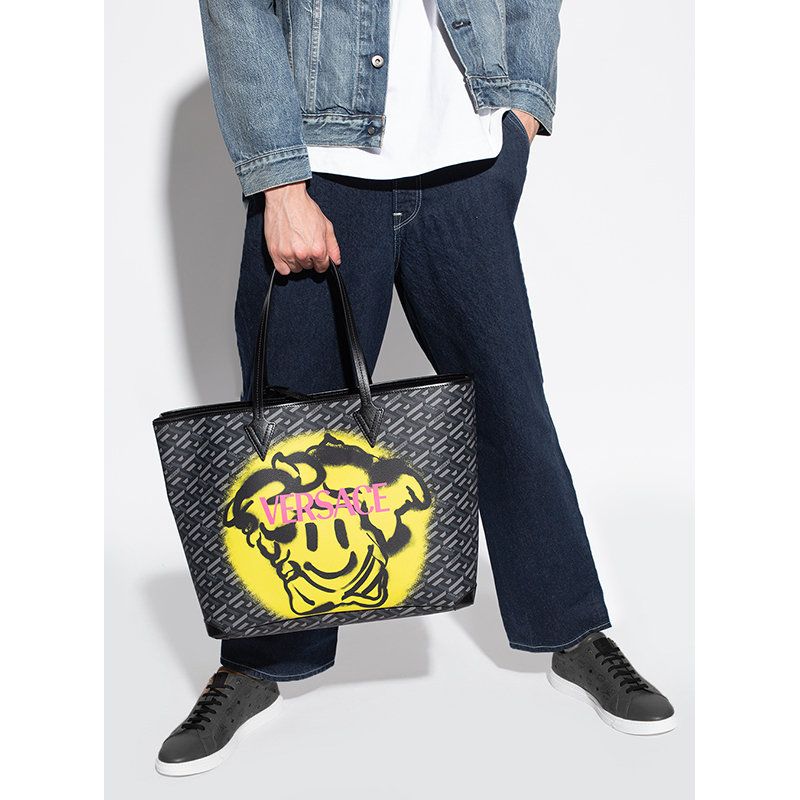 versace_BAG_gray_greca_smiley_