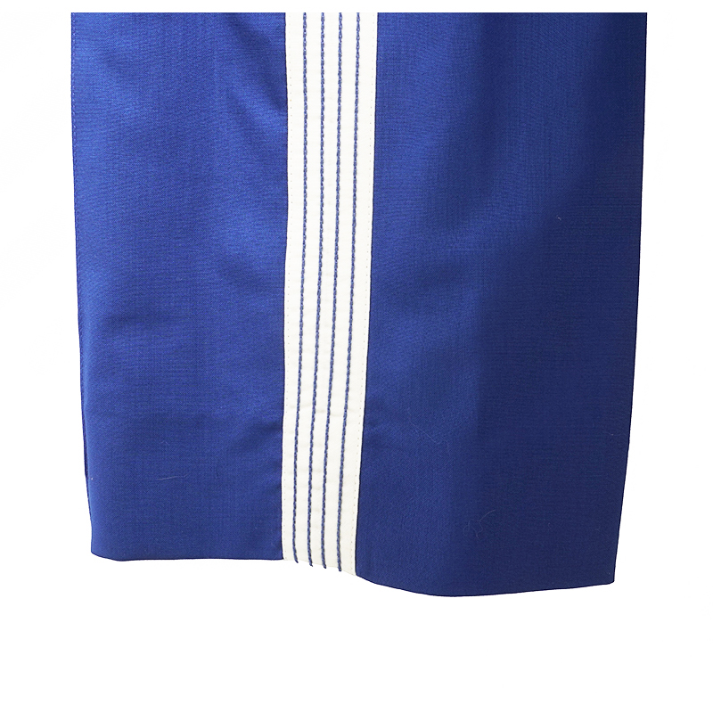 sz 38 NEW $845 MIU MIU Blue WHITE SPORTY SIDE STRIPE Wool sz 38 NEW $845 MIU MIU Blue WHITE SPORTY SIDE STRIPE Wool