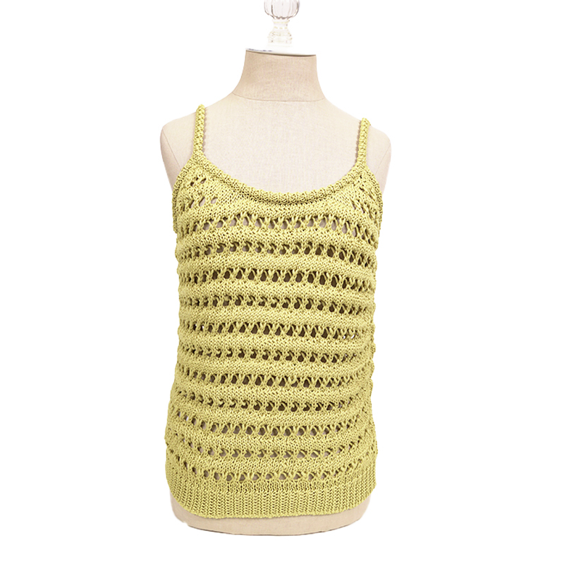 sz 38 NEW $1290 PRADA RUNWAY Acid Green CROCHET KNIT Resort LOGO