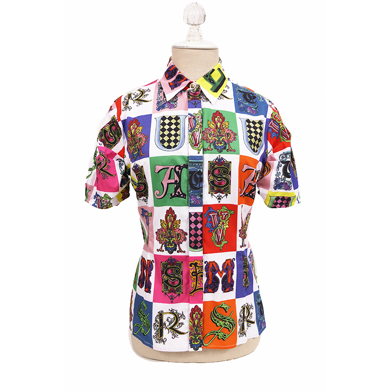 versace print tops