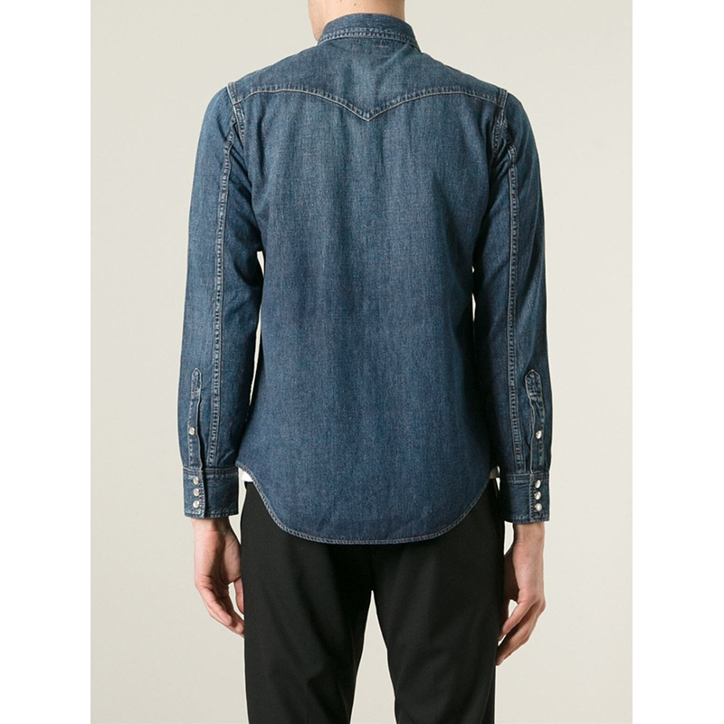 S NEW $750 SAINT LAURENT Vintage Blue JAPAN DENIM Classic WESTERN