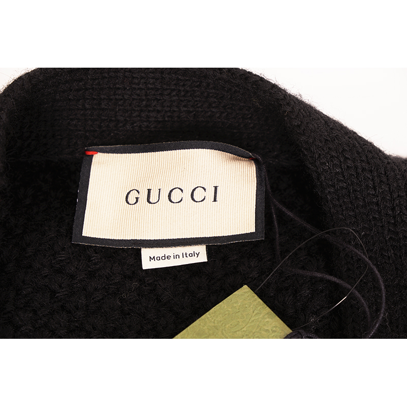 XS NEW $1900 GUCCI Men Chunky Cable Knit REMOVABLE SLEEVES Wool