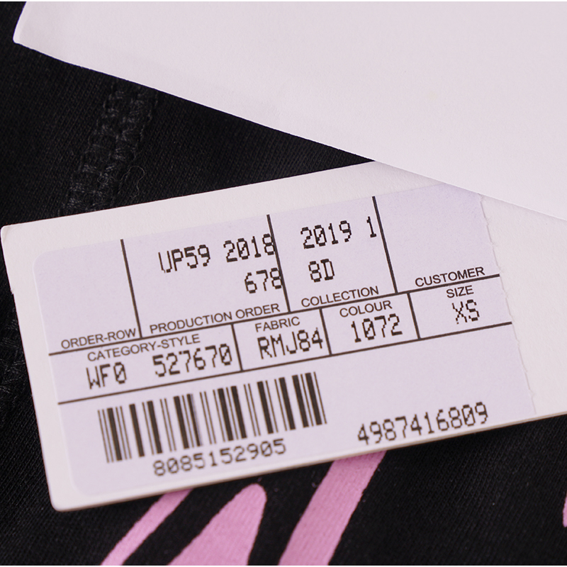 sz XS NEW $395 ALEXANDER MCQUEEN MCQ Black PINK MONSTER SWALLOW T