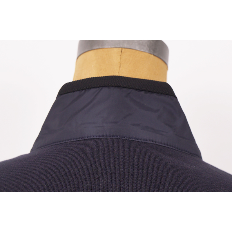 sz L NEW $2280 PRADA Men LINE A RED LOGO Blue Cotton & NYLON Zip