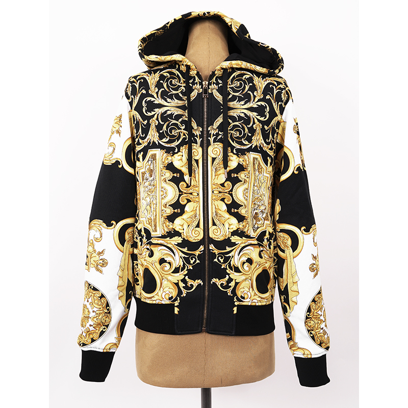 versace zip up jacket