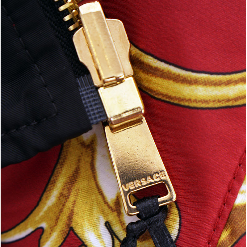 56 3XL NEW $2175 VERSACE Men's Red BAROQUE PRINT Medusa Logo 56 3XL NEW $2175 VERSACE Men's Red BAROQUE PRINT Medusa Logo