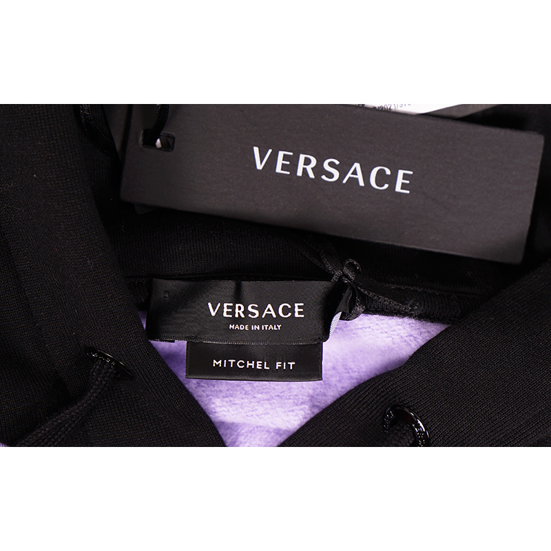 M NEW $1925 VERSACE MUSIC COLLECTION Mens Orchid Lilac MEDUSA