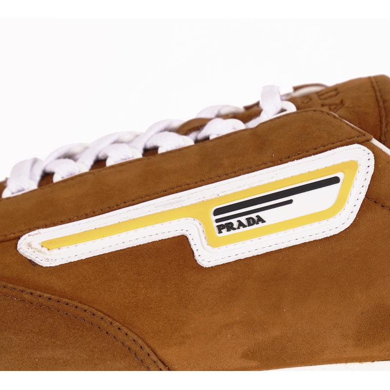 PRADA 2EG486 Brown Suede Sneakers Shoes  - NEW - US 10 UK 9 Suede sneakers in brown - Prada | Mytheresa main image 2