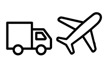 Shipping by ground and air